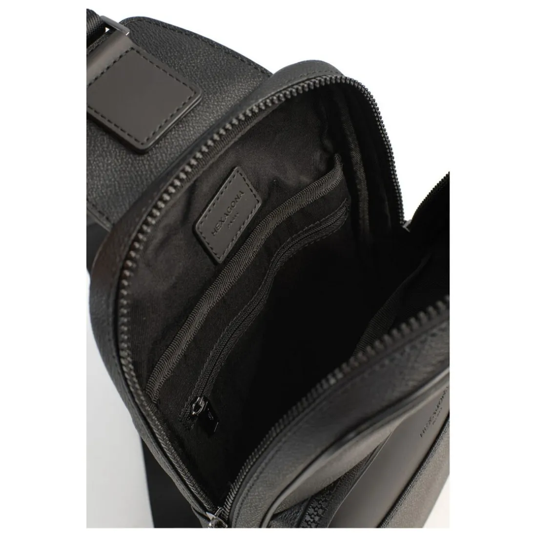 Sac monobretelle noir Ezra