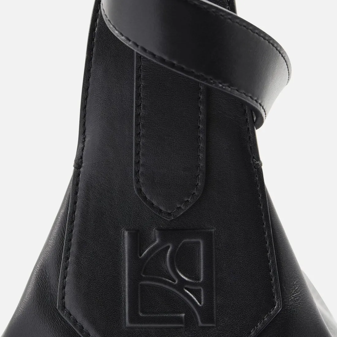 Sac noir en cuir