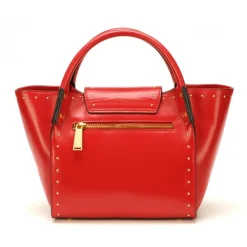 Sac porté main / bandoulière Femme cuir rouge - Arthur & Aston Rouge