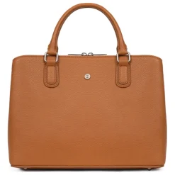 Sac porté main 2 poignées MAYA Caramel Agnes