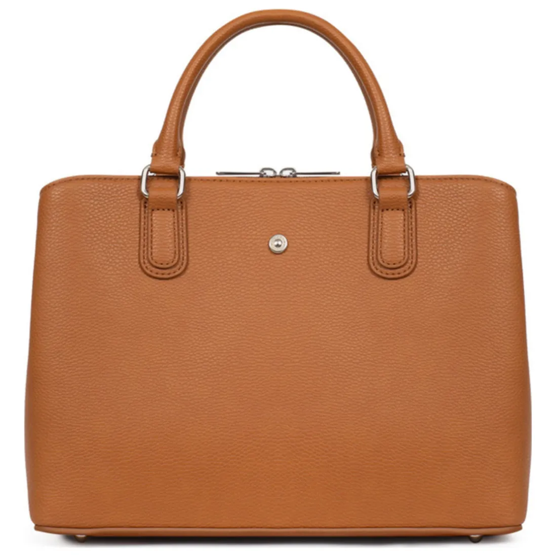 Sac porté main 2 poignées MAYA Caramel Agnes