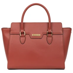 Sac porté main 2 poignées MERLINE Brique Page