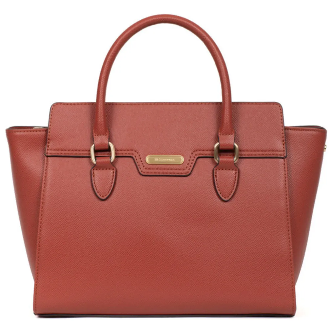 Sac porté main 2 poignées MERLINE Brique Page