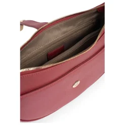 Sac porté épaule 1 anse AUDE Carmin Faye en cuir