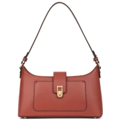 Sac porté épaule 1 anse MERLINE Brique Nia