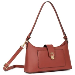 Sac porté épaule 1 anse MERLINE Brique Nia