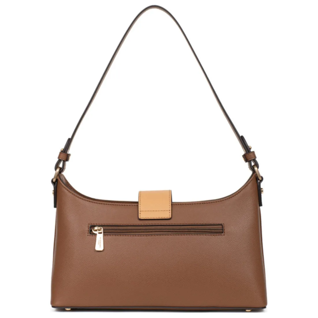 Sac porté épaule 1 anse MERLINE Chocolat/Multicolore Esme