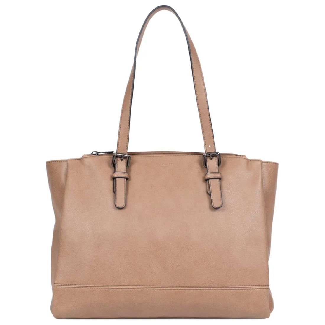 Sac porté épaule 2 anses - A4 - Écorce - Gracieuse beige