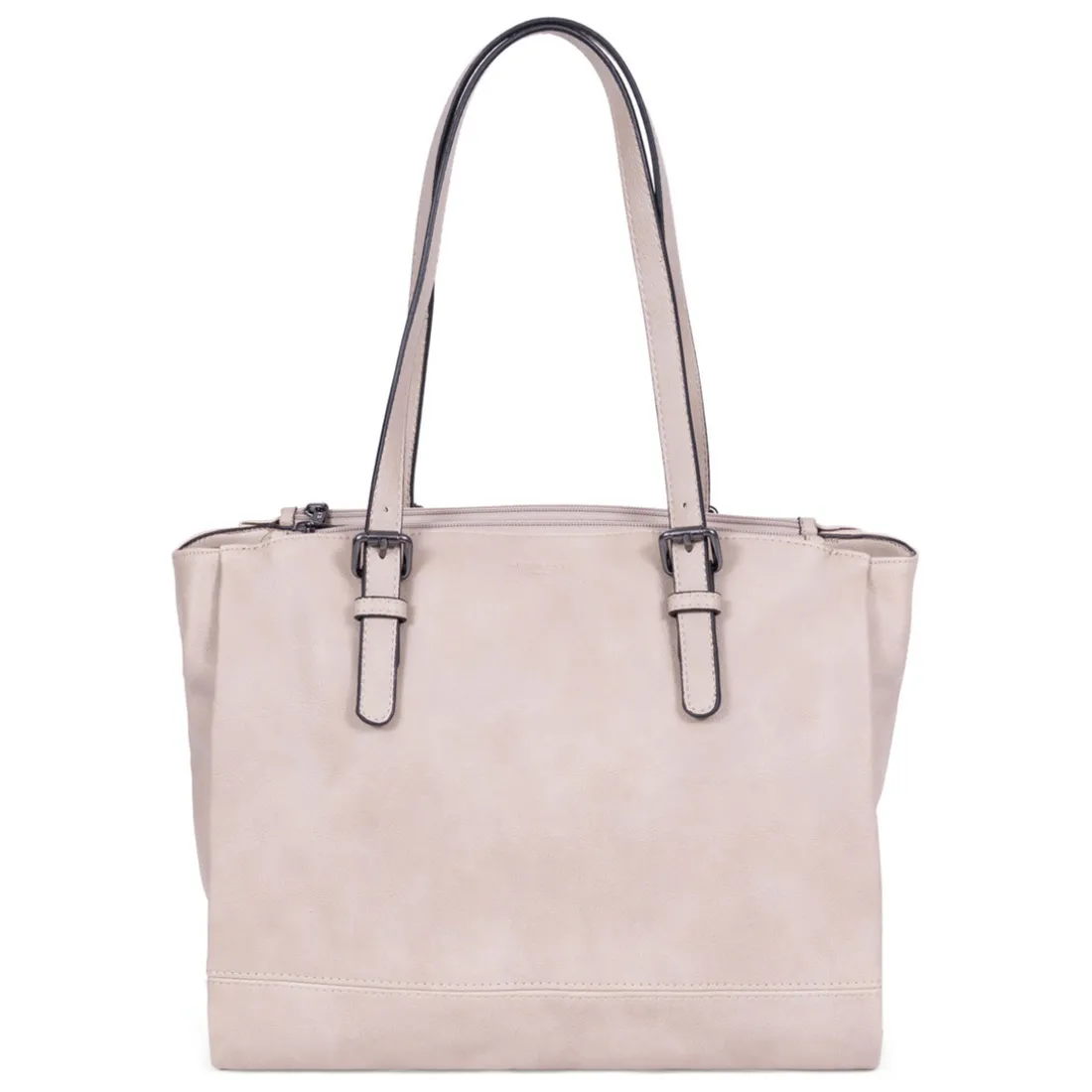 Sac porté épaule 2 anses - A4 - Pierre - Gracieuse gris foncé