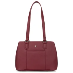 Sac porté épaule 2 anses MAYA Carmin rouge Pax