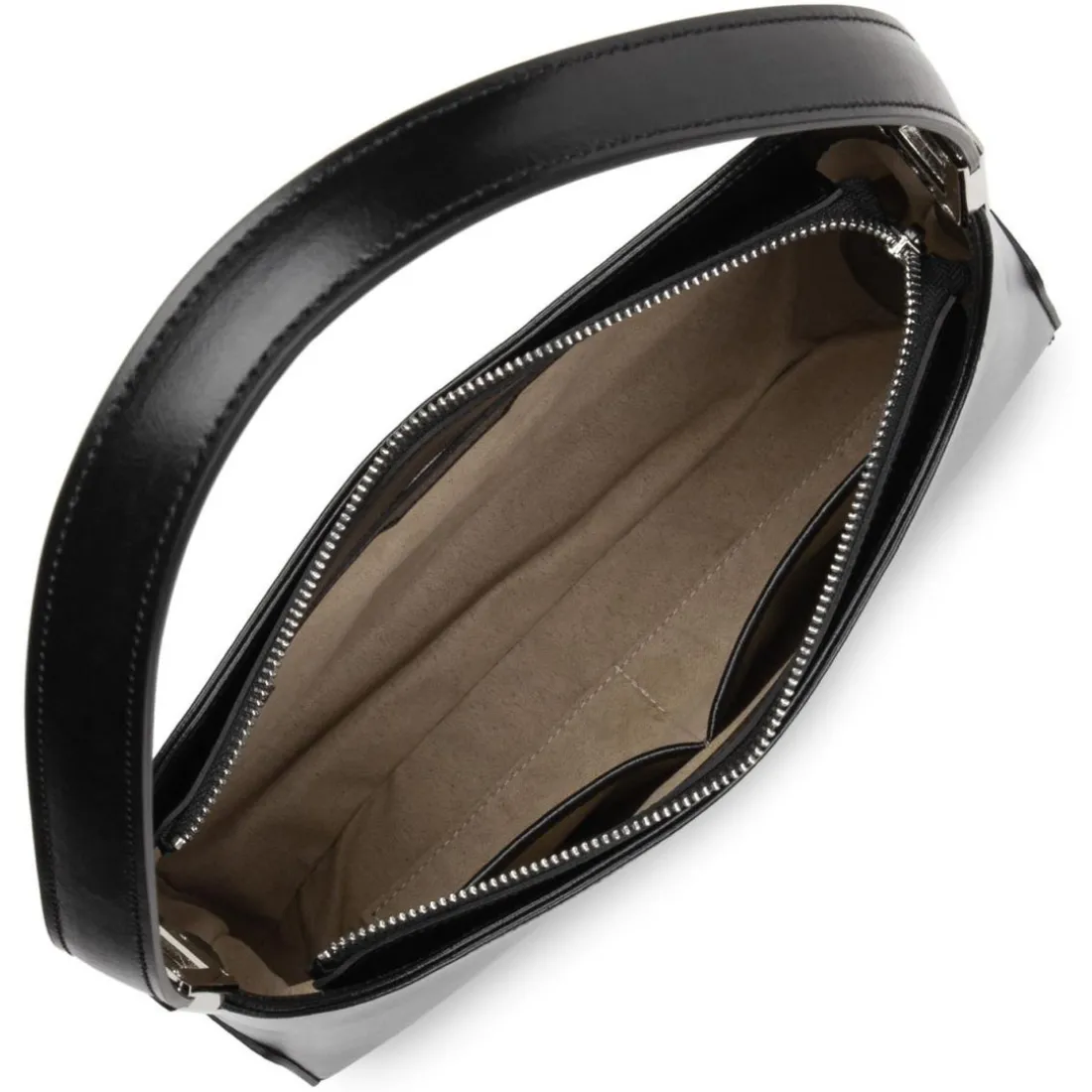 Sac porté épaule SUAVE ACE Noir en cuir