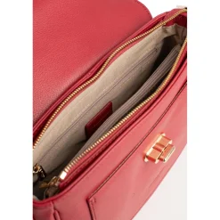 Sac porté travers ANDREA Rouge foncé en cuir Ode