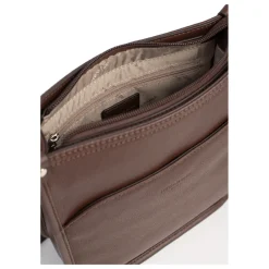 Sac porté travers CONFORT Chocolat en cuir Mila