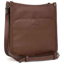 Sac porté travers CONFORT Écorce en cuir Ruth marron