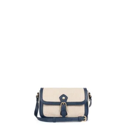 Sac porté travers JUDY Beige/Marine Demi
