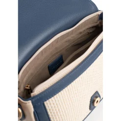 Sac porté travers JUDY Beige/Marine Demi