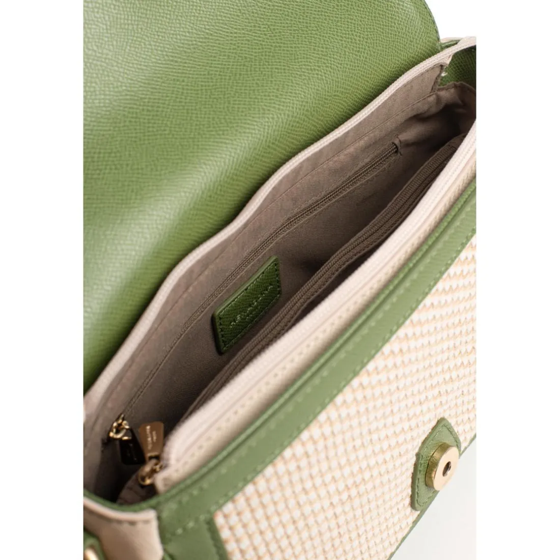 Sac porté travers JUDY Sable/Kaki Alice beige