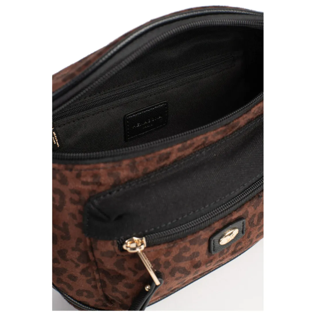 Sac porté travers LEONIE Imprimé Chocolat Isla