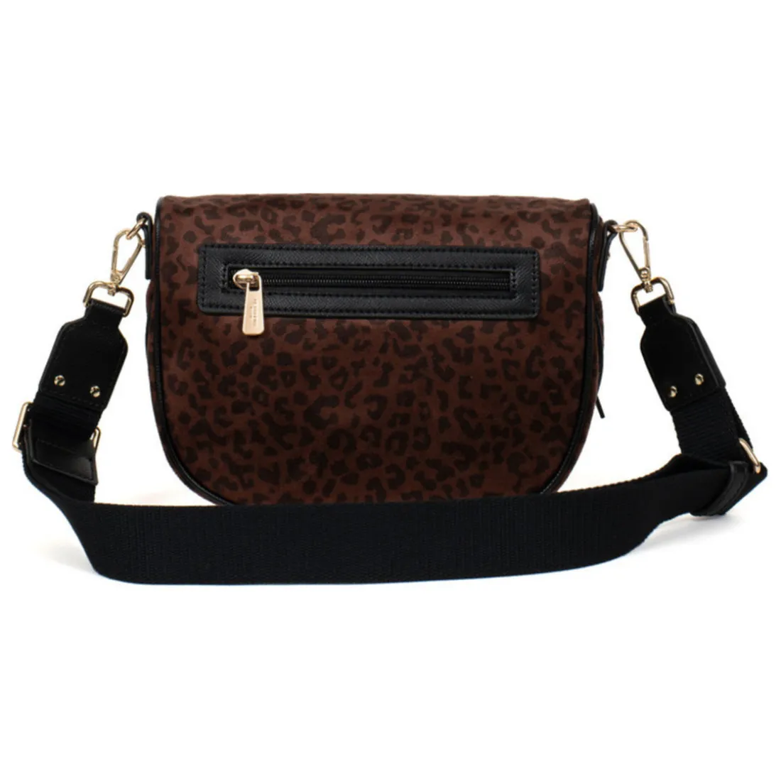 Sac porté travers LEONIE Imprimé Chocolat Isla