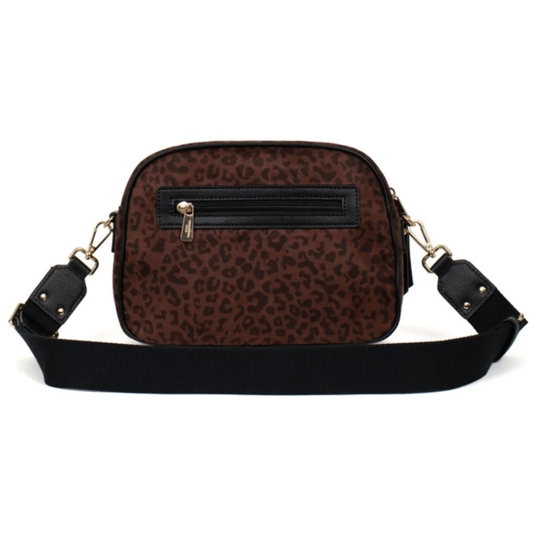 Sac porté travers LEONIE Imprimé Chocolat Elia