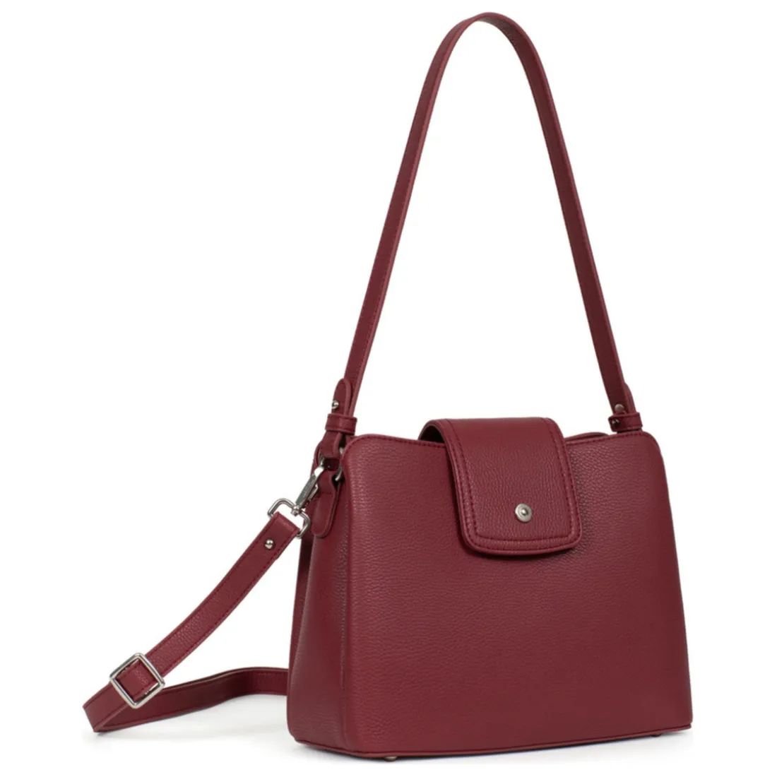 Sac porté travers MAYA Carmin rouge Xena