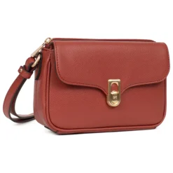Sac porté travers MERLINE Brique Mila
