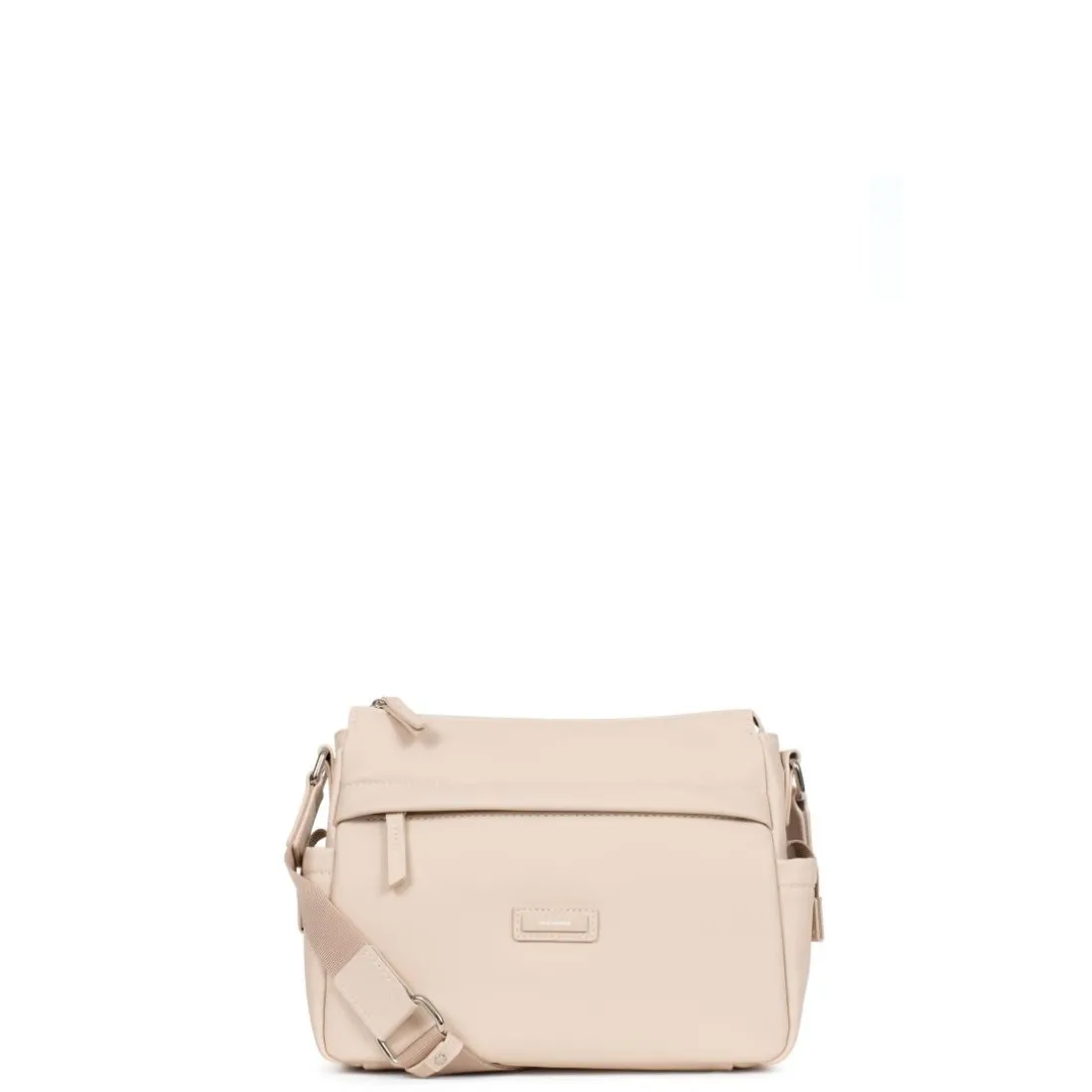 Sac porté travers NAMI Ivoire Fern rose clair