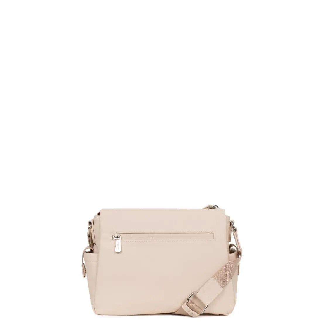 Sac porté travers NAMI Ivoire Fern rose clair