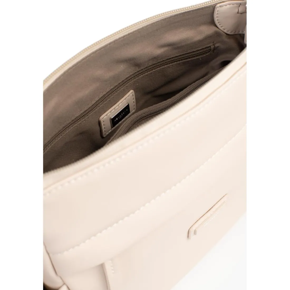 Sac porté travers NAMI Ivoire Fern rose clair