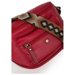 Sac porté travers RONDA Carmin Rose