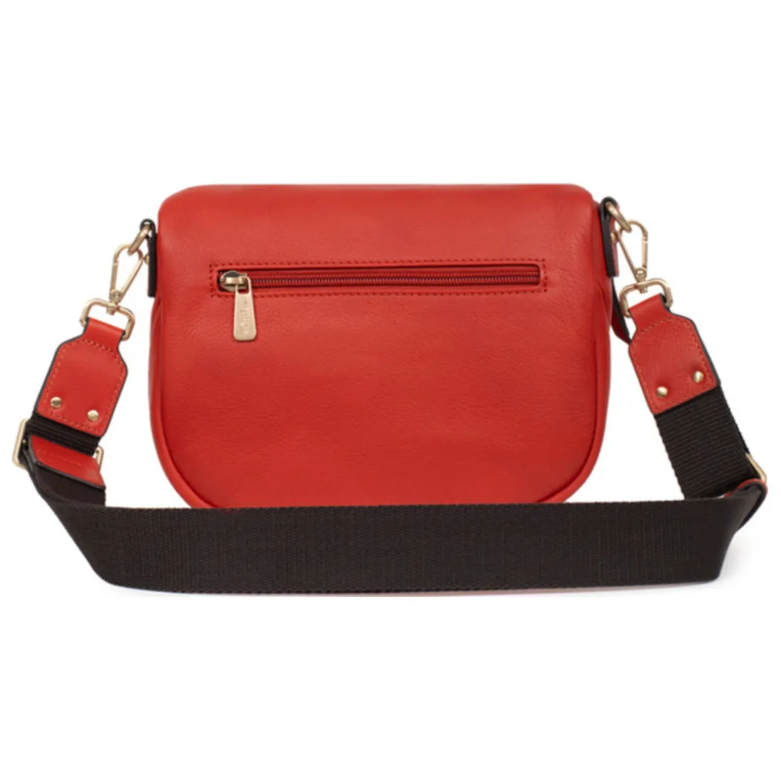Sac porté travers TAIMA Orange en cuir Adele