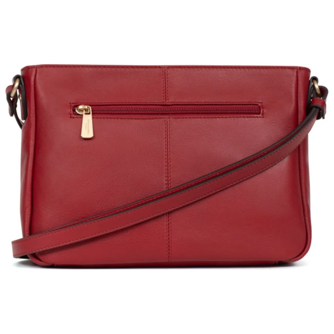 Sac porté travers TAIMA Rouge foncé en cuir Lena
