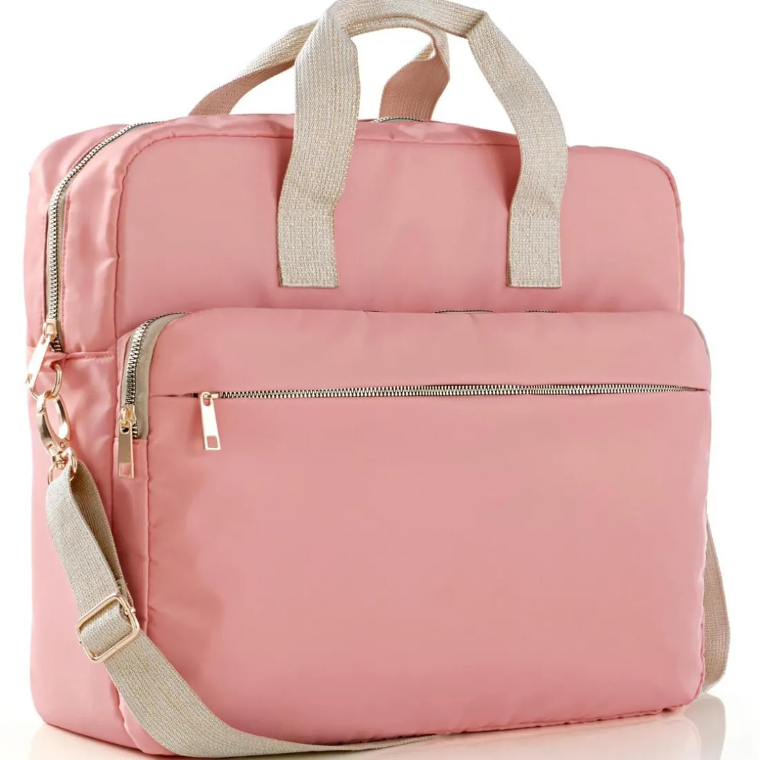 Sac pour ordinateur en Textile Rose