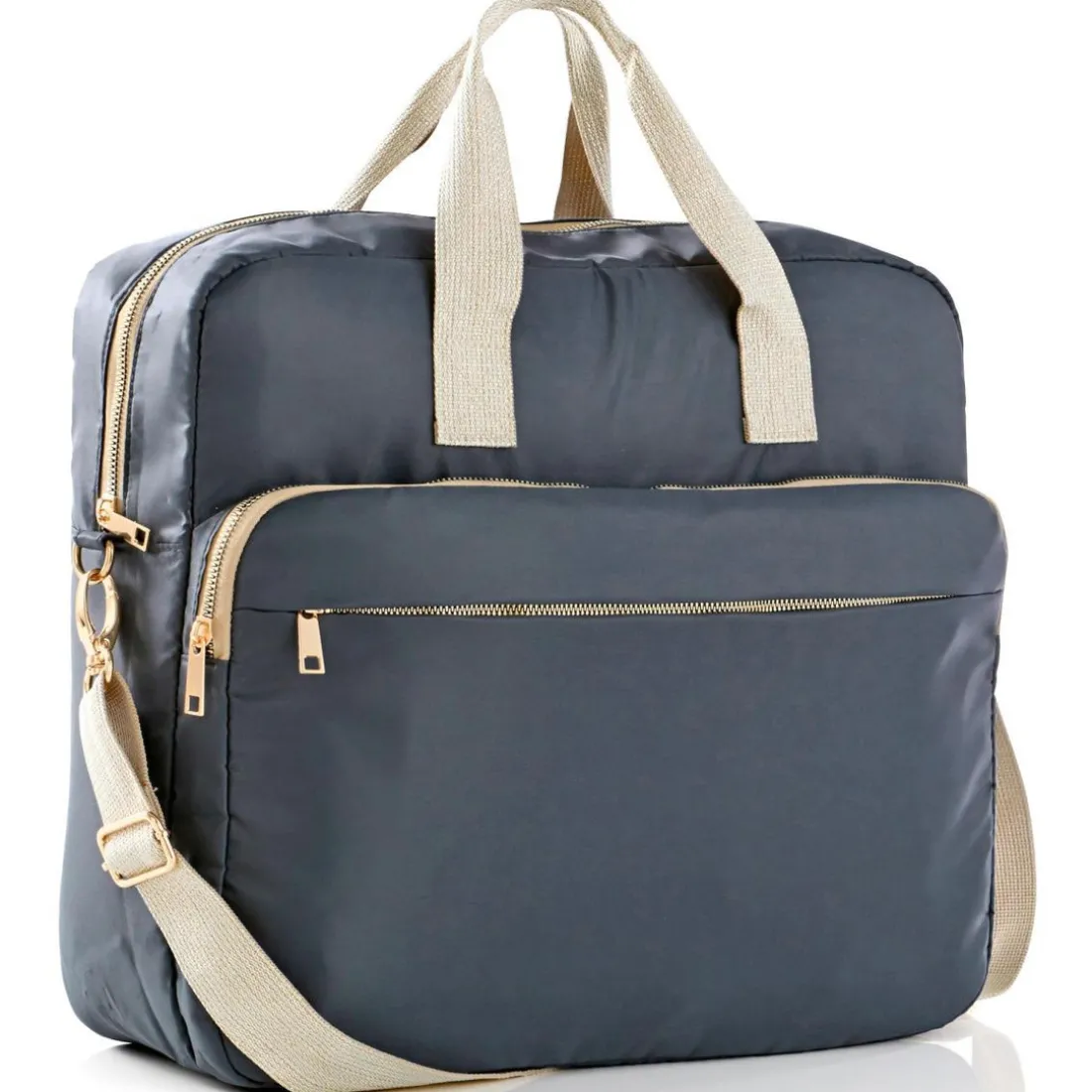 Sac pour ordinateur en Textile Gris