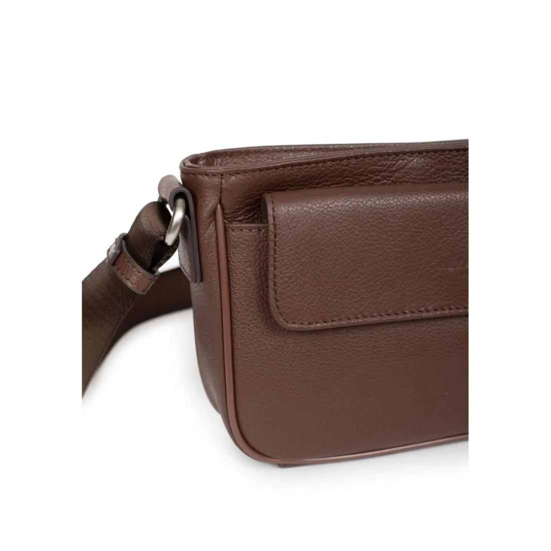 Sac reporter Cuir CONFORT Chocolat Zadie