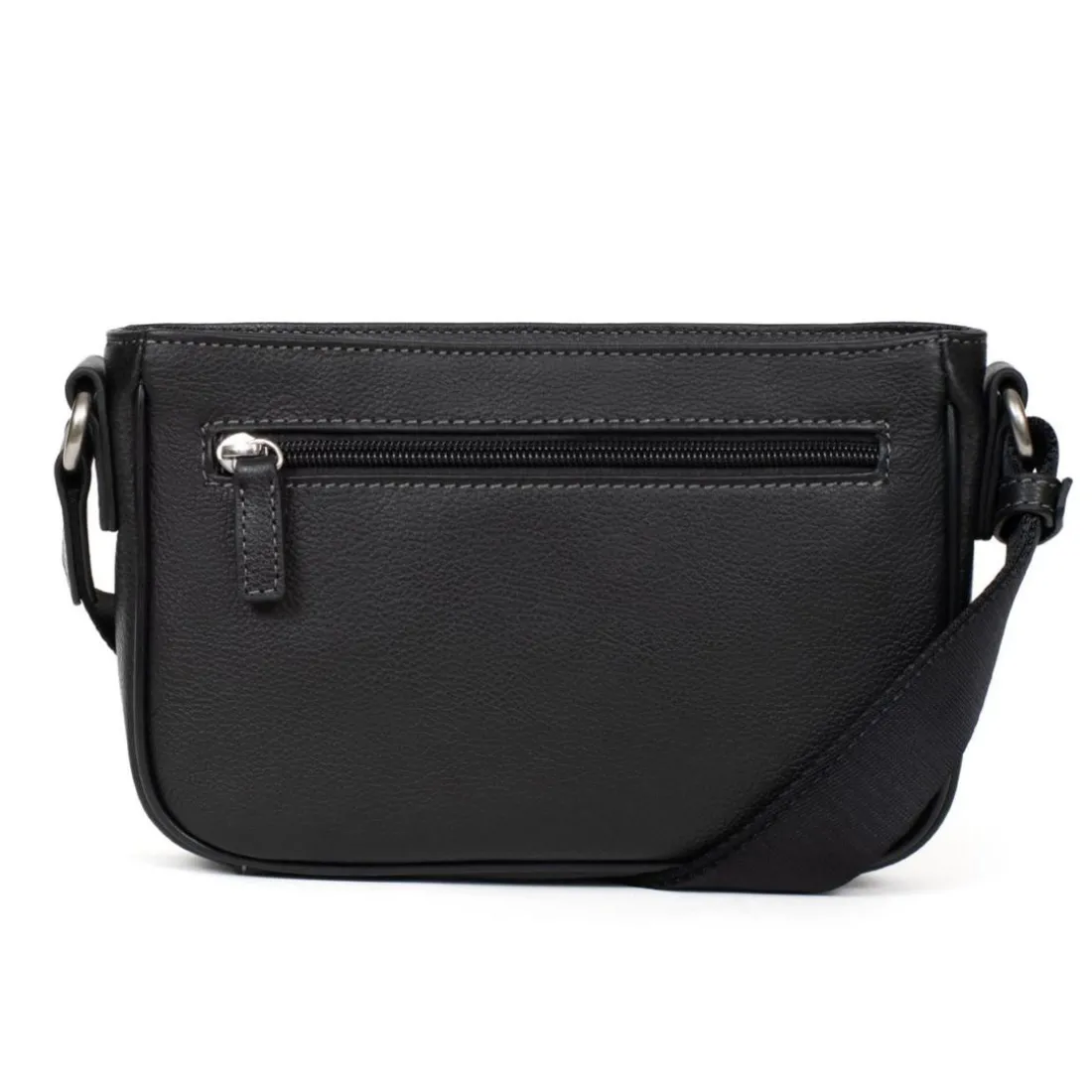 Sac reporter Cuir CONFORT Noir Kara
