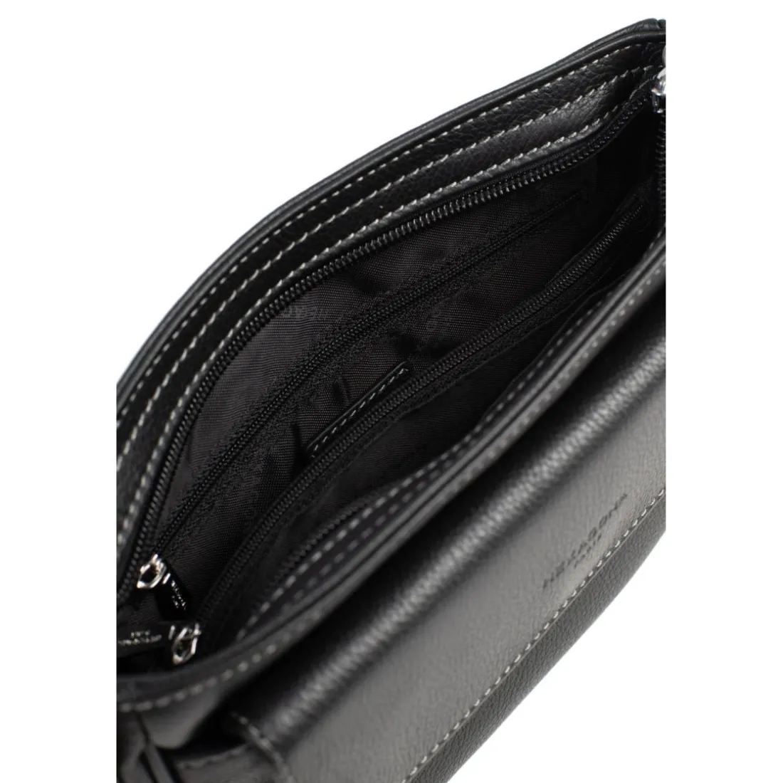 Sac reporter Cuir CONFORT Noir Kara