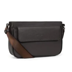 Sac reporter Cuir CONFORT Marron foncé Vox
