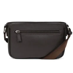 Sac reporter Cuir CONFORT Marron foncé Vox