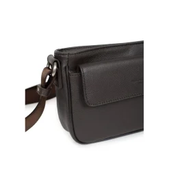 Sac reporter Cuir CONFORT Marron foncé Vox
