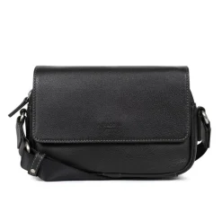 Sac reporter Cuir CONFORT Noir Queen