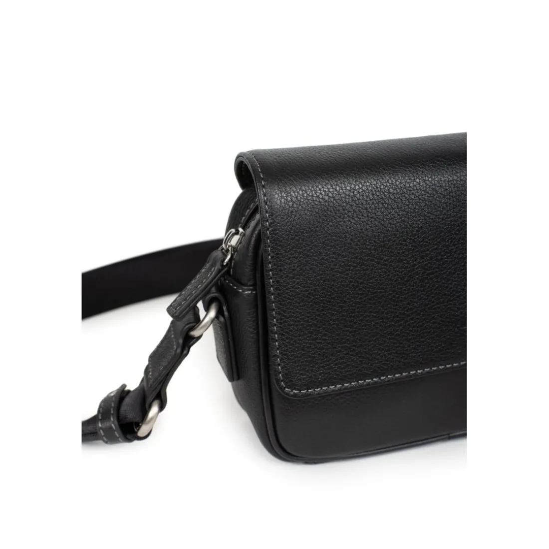 Sac reporter Cuir CONFORT Noir Queen