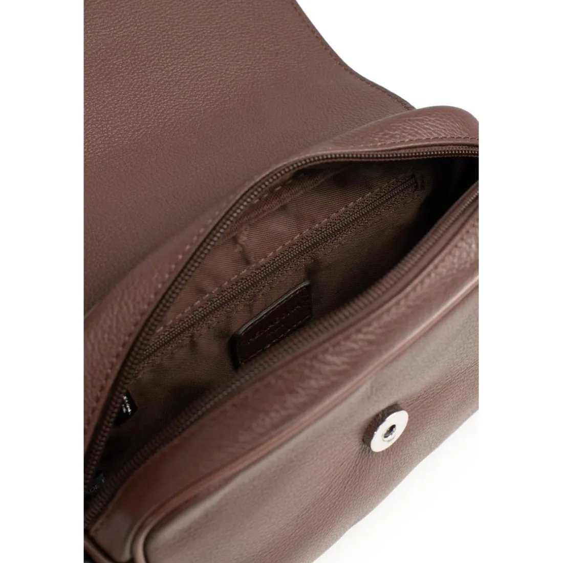 Sac reporter Cuir CONFORT Chocolat Rae