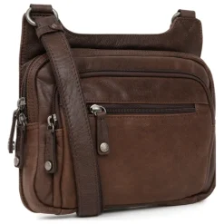 Sac reporter Cuir INSTINCT Marron Ty