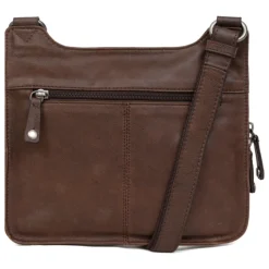 Sac reporter Cuir INSTINCT Marron Ty