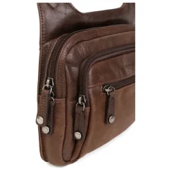 Sac reporter Cuir INSTINCT Marron Ty