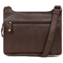 Sac reporter Cuir INSTINCT Marron Leo