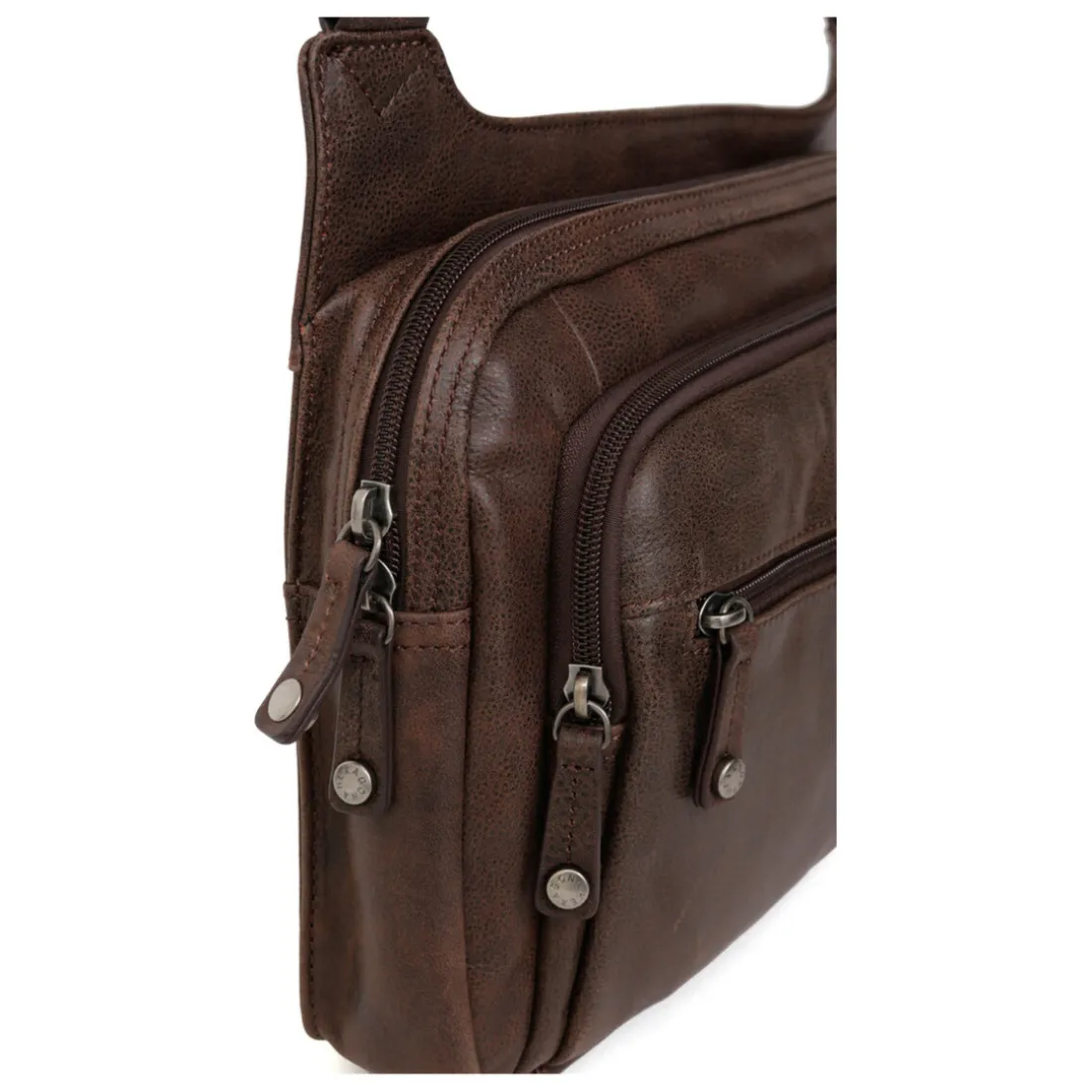 Sac reporter Cuir INSTINCT Marron Leo