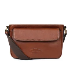 Sac reporter Cuir STUART Marron Mia