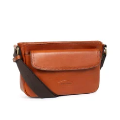 Sac reporter Cuir STUART Cognac Dee